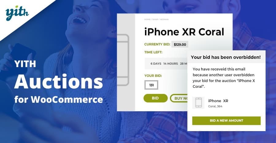 افزونه YITH WooCommerce Auctions حراجی و مزایده آنلاین ووکامرس 4.0.0 — تصویر ۲