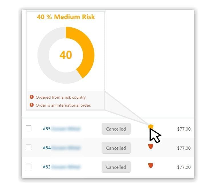 افزونه WooCommerce Anti-Fraud ضد تقلب ووکامرس 5.8.7 — تصویر ۴