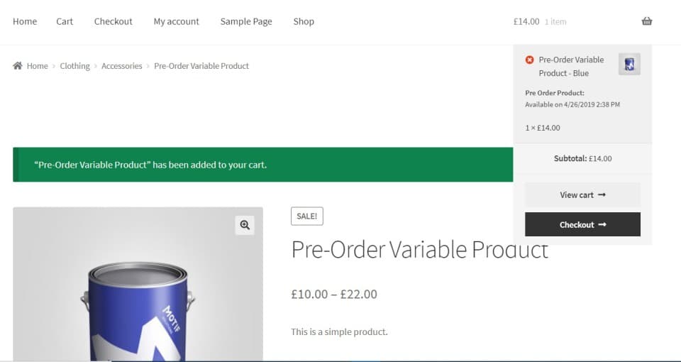 افزونه WooCommerce Pre-Orders قابلیت پیش فروش محصولات ووکامرس 2.1.0 — تصویر ۶