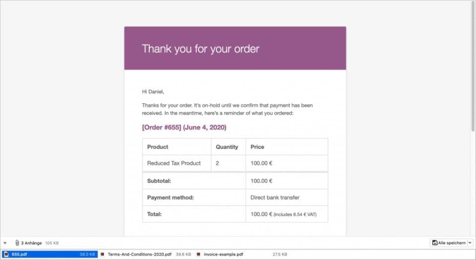 افزونه WooCommerce PDF Invoices & Packing Slips فاکتور و لیست بسته بندی اتومایتک ووکامرس 1.5.2 — تصویر ۴