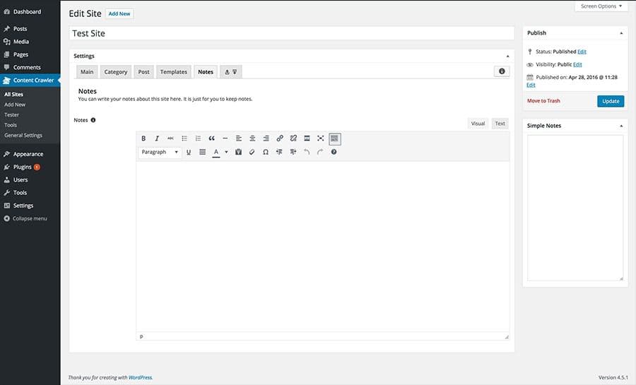 افزونه WP Content Crawler دریافت خودکار محتوا از سایت های دیگر برای وردپرس 7.3 — تصویر ۷
