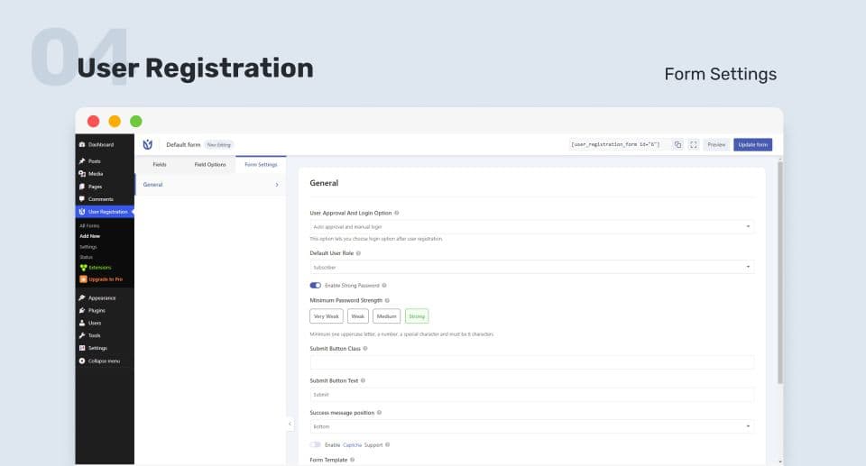 افزونه User Registration Pro ثبت نام حرفه ای یوزر ریجستریشن پرو + افزودنی ها 4.1.4 — تصویر ۵