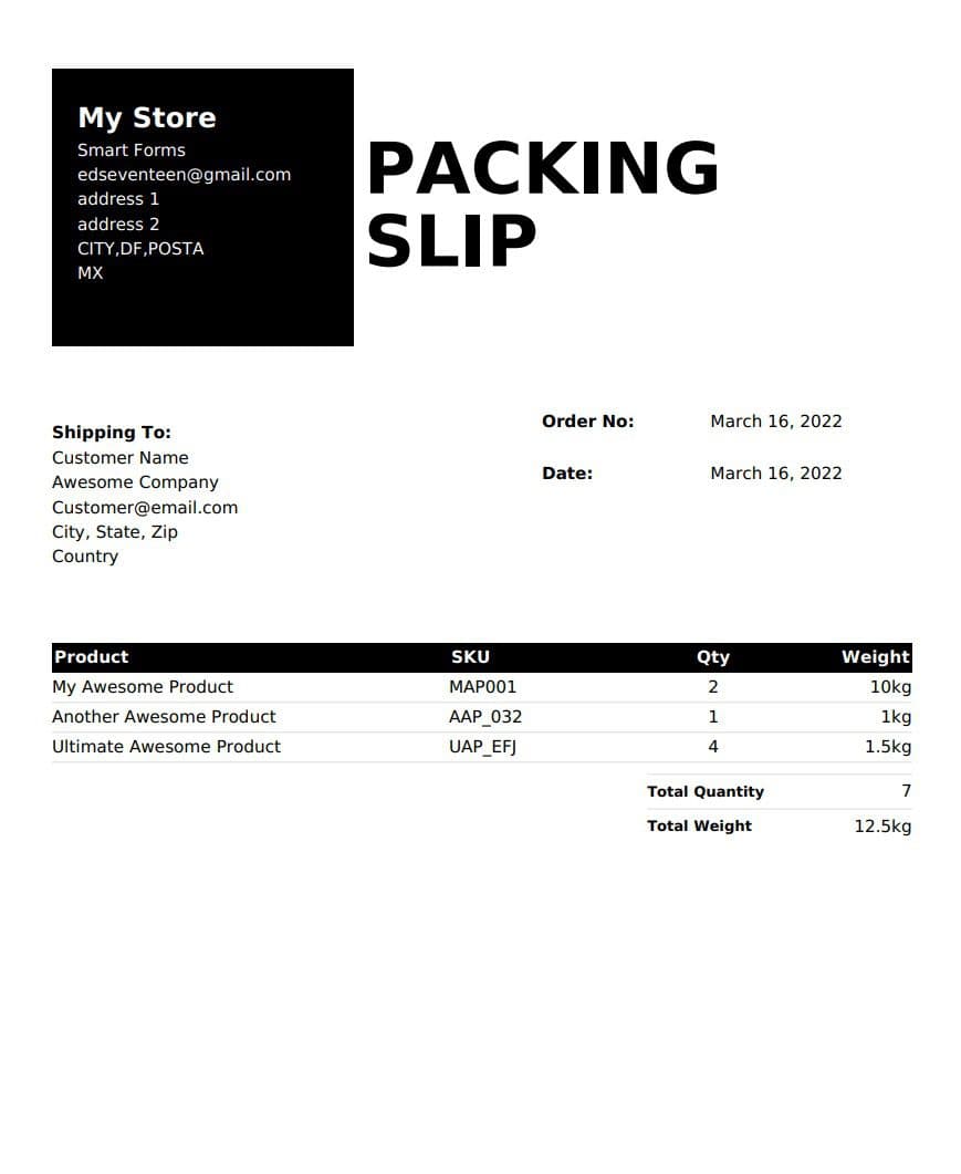 افزونه WooCommerce PDF Invoices صدور فاکتور پی دی اف ووکامرس 5.0.5 — تصویر ۶