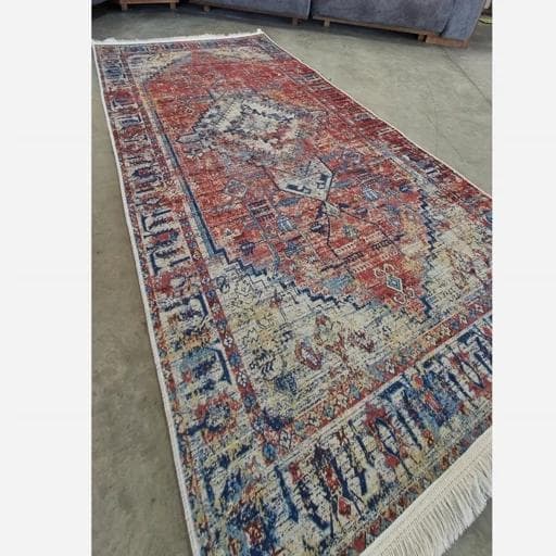 فرشینه | فرش چاپی برند حسن نیا چاپی هازان ترک طرح سنتی لاکی ضد پرز و حساسیت (پس کرایه)