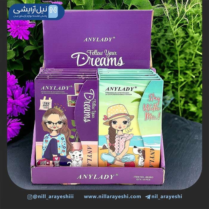 سایه کیفی آنی لیدی طرح دختر کد 8636O302966 — تصویر ۳