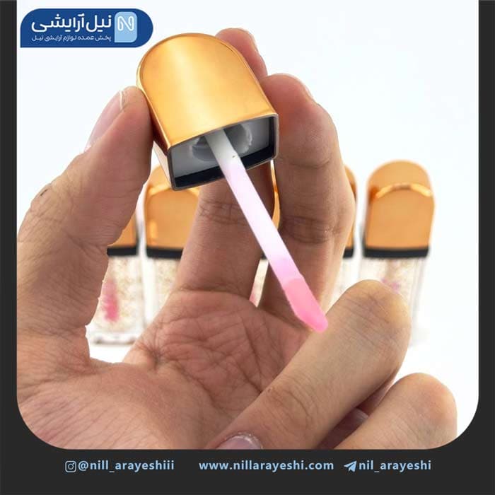 برق لب حرارتی طلا 24k مجیک کد lc1240 — تصویر ۳