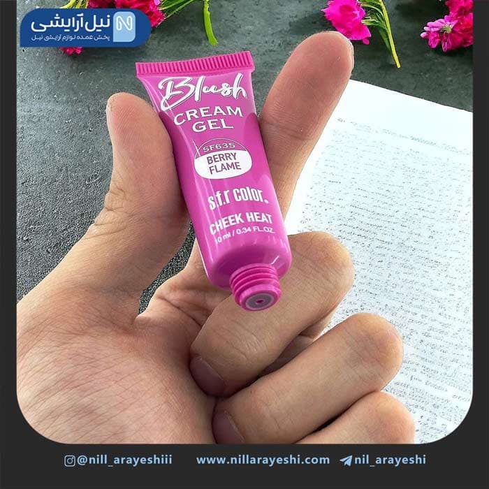 رژگونه مایع تیوپی اس اف آر کالر کد 5459 — تصویر ۳