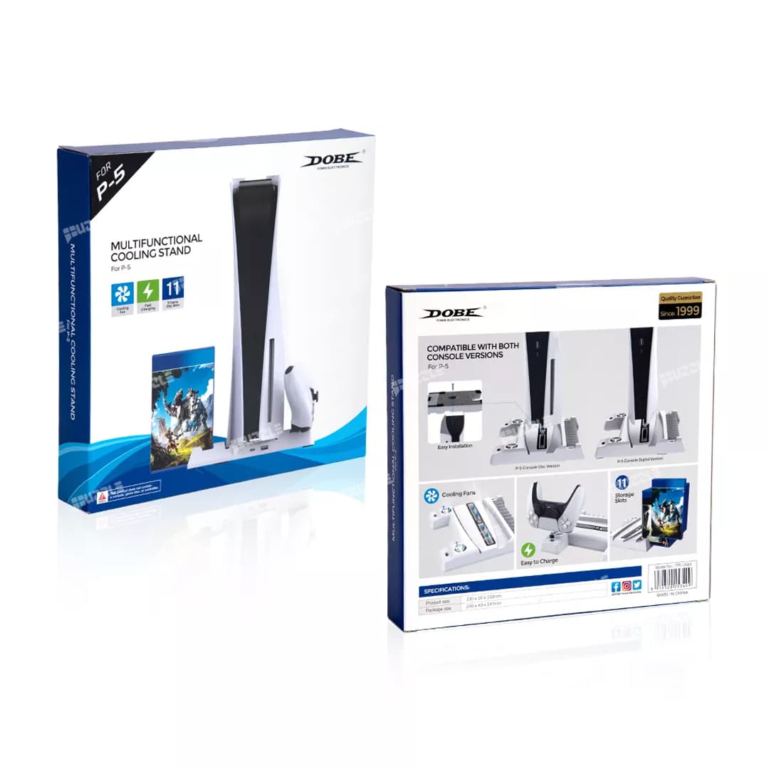 پایه شارژ و فن خنک کننده PS5 دابی مدل TP5-0593 — تصویر ۴