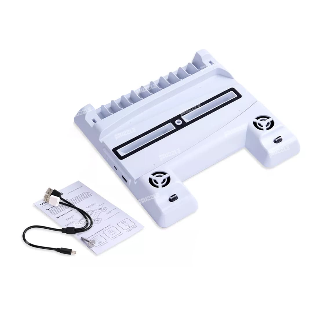 پایه شارژ و فن خنک کننده PS5 دابی مدل TP5-0593 — تصویر ۳