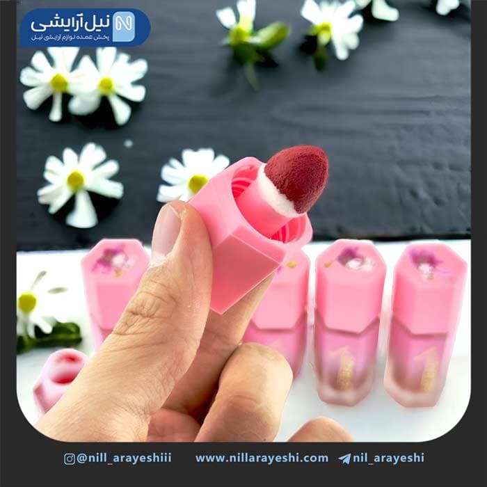 رژگونه مایع پد دار موکالوره کد moc344 — تصویر ۳