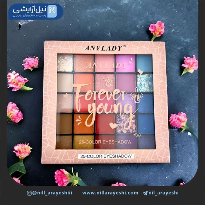 پالت سایه بیست و پنج رنگ آنی لیدی کد 798B — تصویر ۳