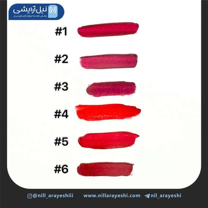 رژ لب مایع طرح بطری کالر کاستل کد 1 – 4162 — تصویر ۲