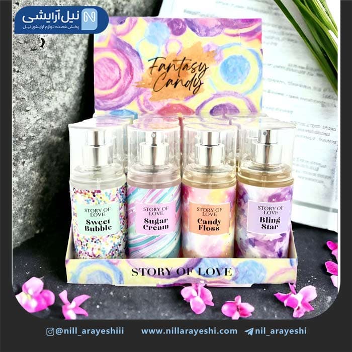 بادی اسپلش طرح آبرنگ استوری آف لاو 88 میل کد bz001