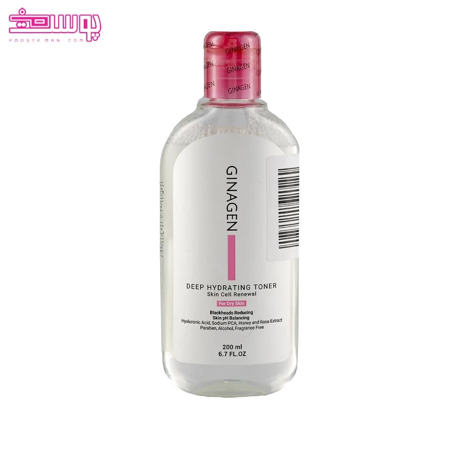 تونر پوست خشک ژیناژن حجم 200ml