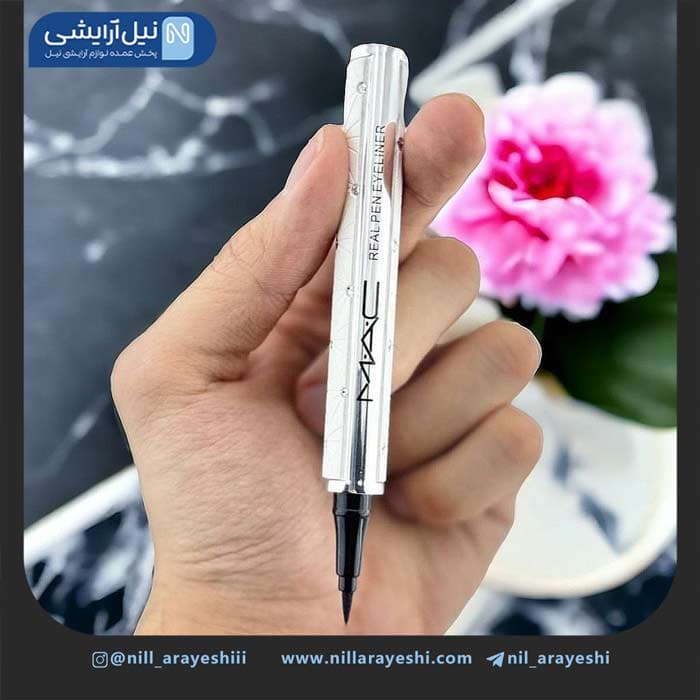 خط چشم ماژیکی قلمی نگین دار مک — تصویر ۳