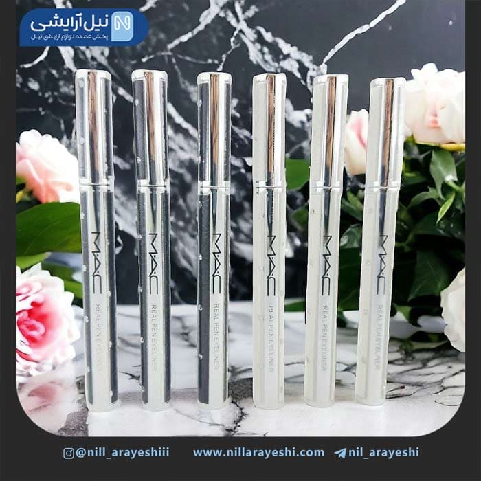 خط چشم ماژیکی قلمی نگین دار مک