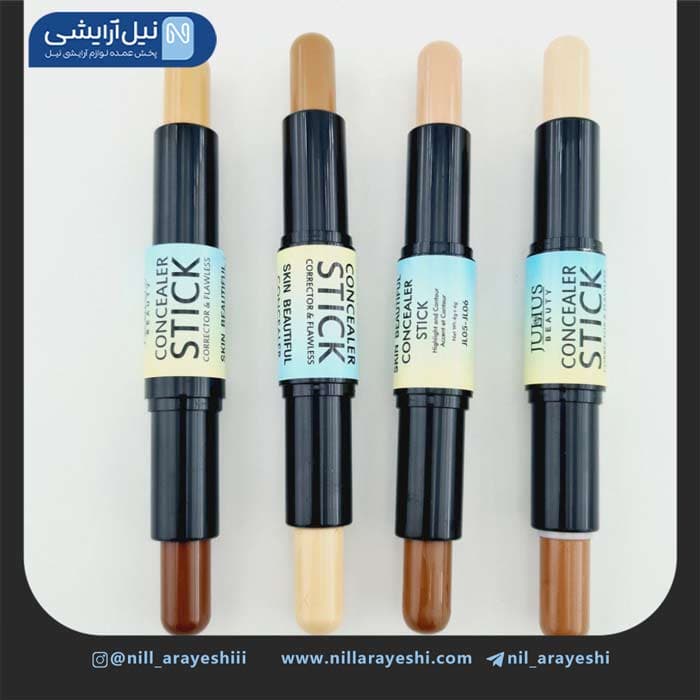 کانتور و کانسیلر دو سر ژولیوس بیوتی کد JL410 — تصویر ۲