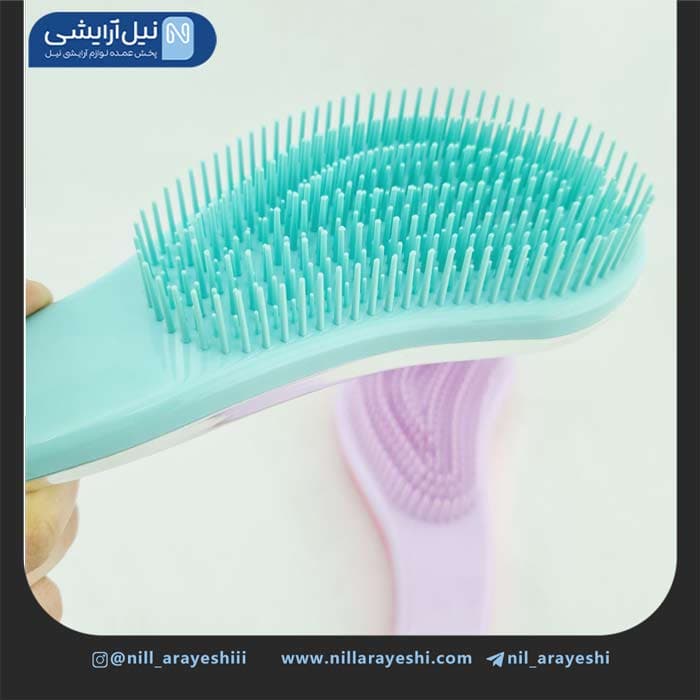 برس مو گره باز کن منحنی آیینه ای براق292286 — تصویر ۴