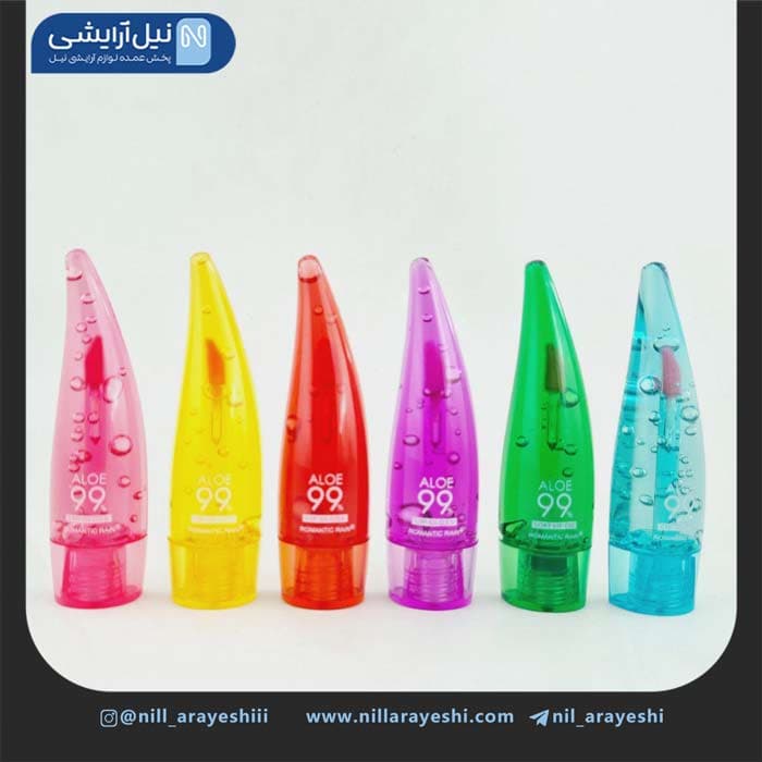 برق لب حرارتی شاخکی آلوئه ورا رومانتیک رین کد R128 — تصویر ۳