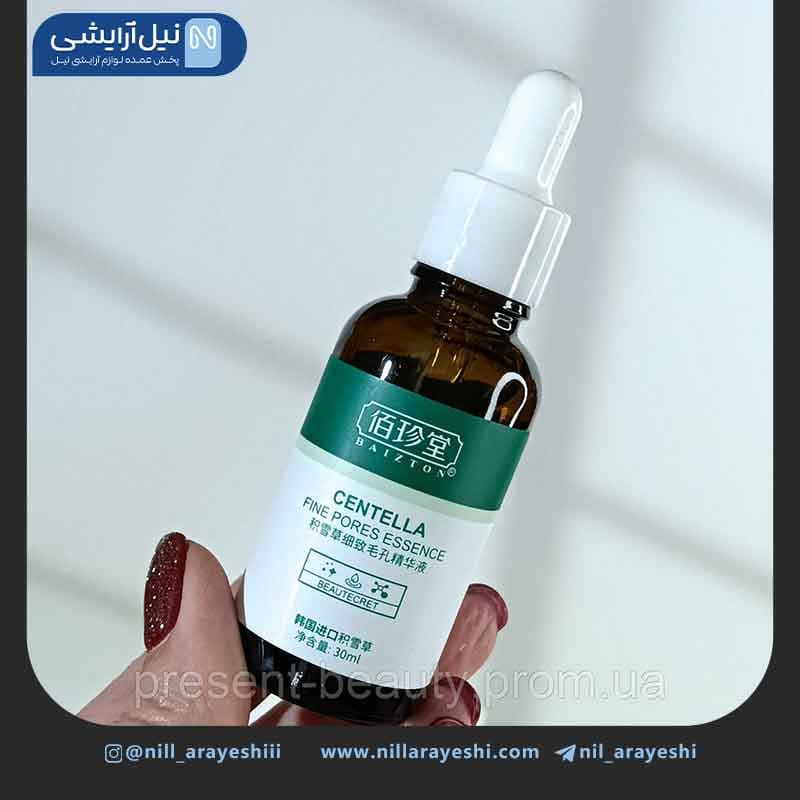 سرم صورت تخصصی منافذ باز گیاه سنتلا بایزتون 30 میل کد Bzt66812 — تصویر ۲