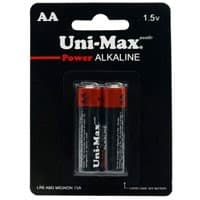 باتری قلمی 2 عددی کارتی Uni-Max Power Alkaline