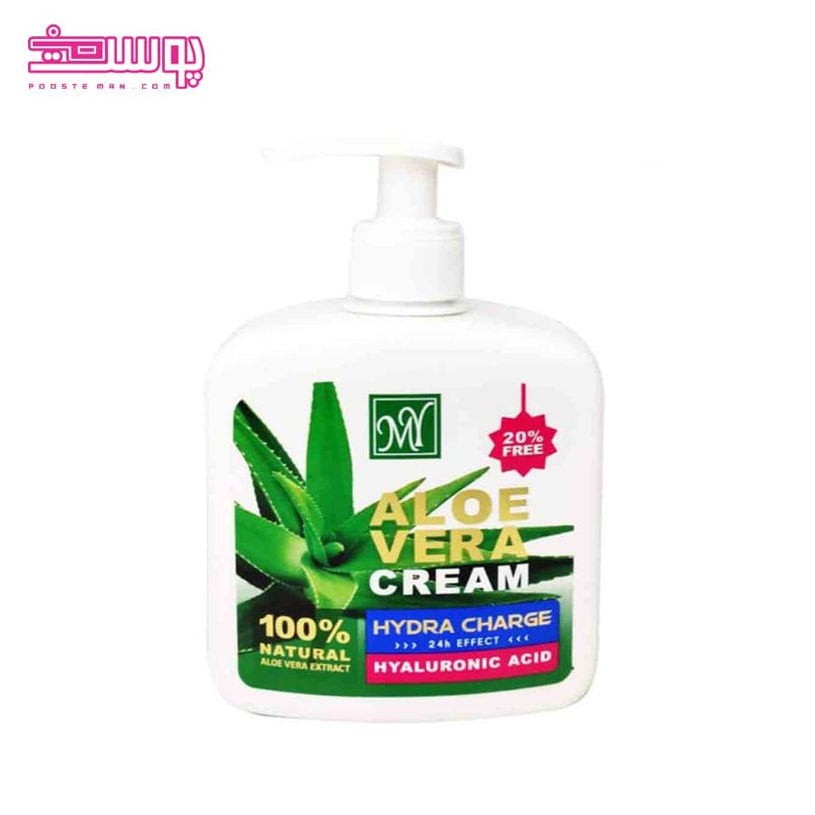 کرم مرطوب کننده پمپی آلوئه ورا مای حجم 490ml — تصویر ۳