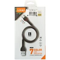 کابل شارژ و دیتا Type C 1 متری کنفی LED دار Ldnio LS481 2.4A