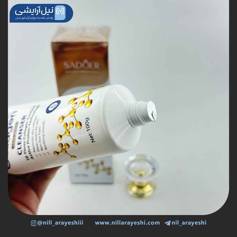 فوم شستشو صورت تیوپی کلاژن سادور کد sd44449 — تصویر ۴
