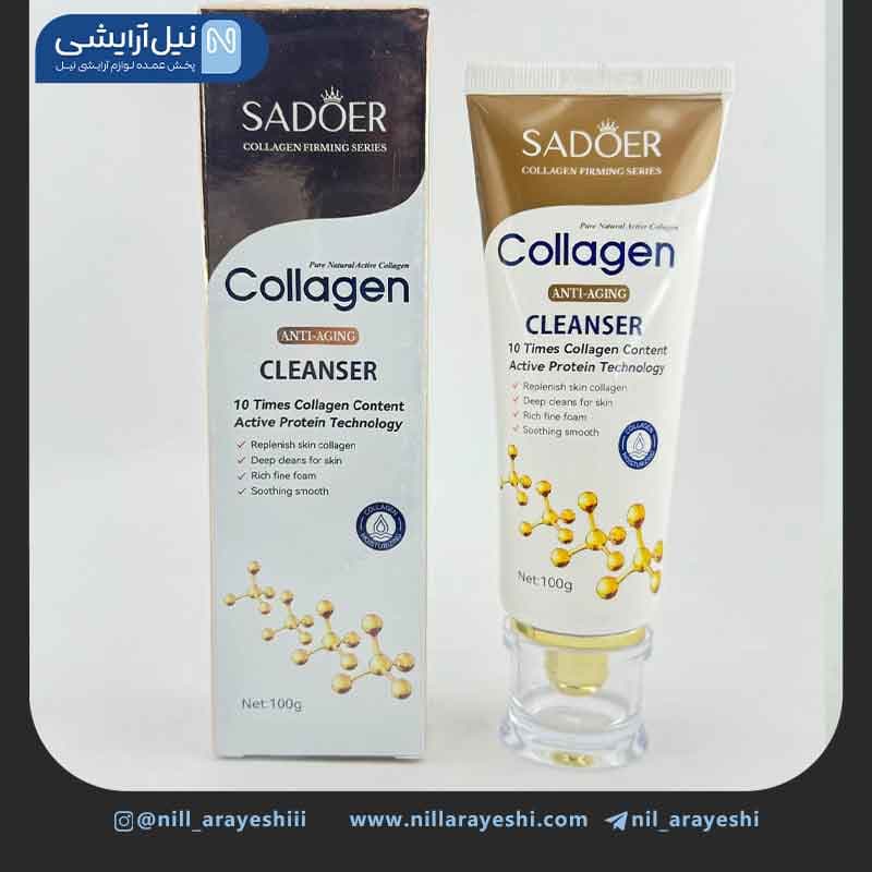 فوم شستشو صورت تیوپی کلاژن سادور کد sd44449