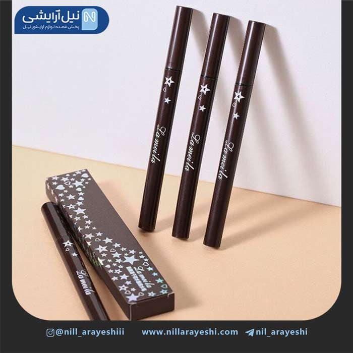 خط چشم ماژیکی قلمی طرح قلب و ستاره لامیلا کد 820