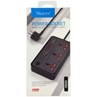 چند راهی 3 خروجی و 6 پورت USB2.0 متری QC3 Verity PS3114