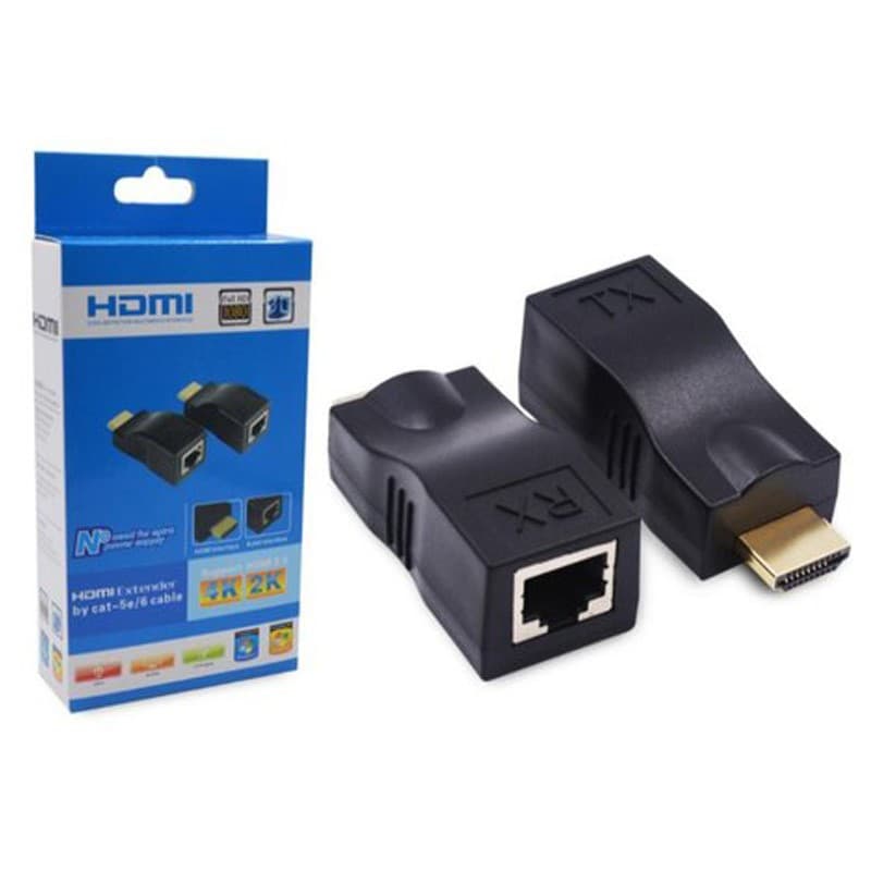 HDMI Extender Kaiser by Cat5E/Cat6 Cable up to 30M — تصویر ۲