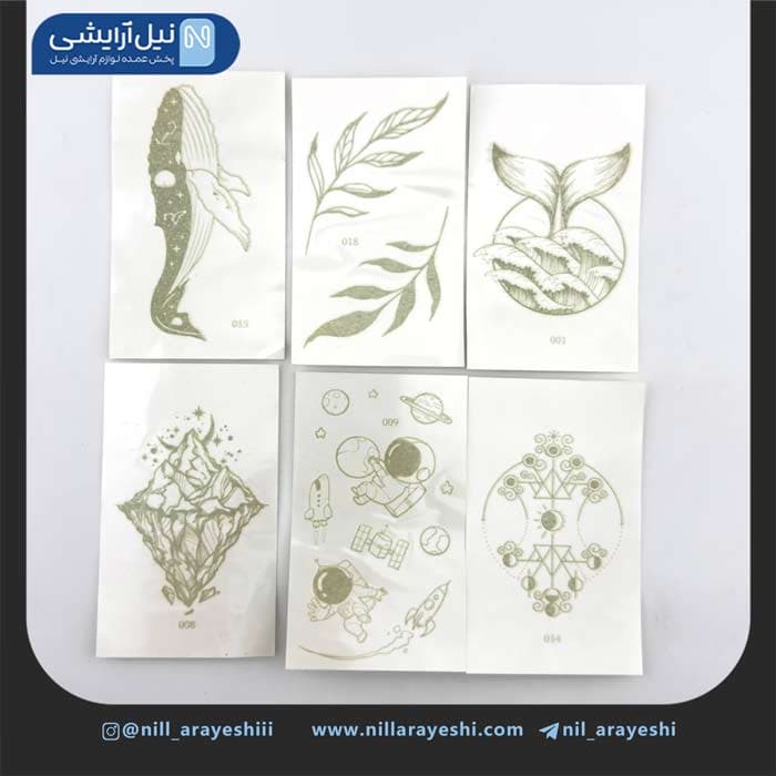 برچسب تتو موقت — تصویر ۵