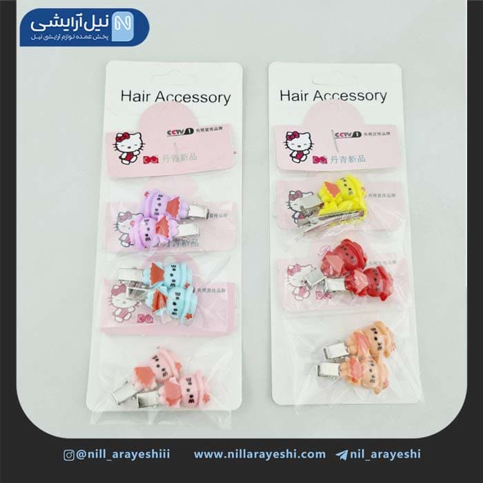گیره مو انبری کارتی کیتی شش عددی کد 9 — تصویر ۵