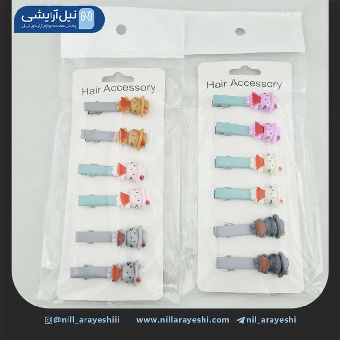 گیره مو انبری کارتی کیتی شش عددی کد 9