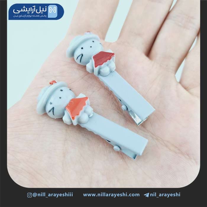 گیره مو انبری کارتی کیتی شش عددی کد 9 — تصویر ۲