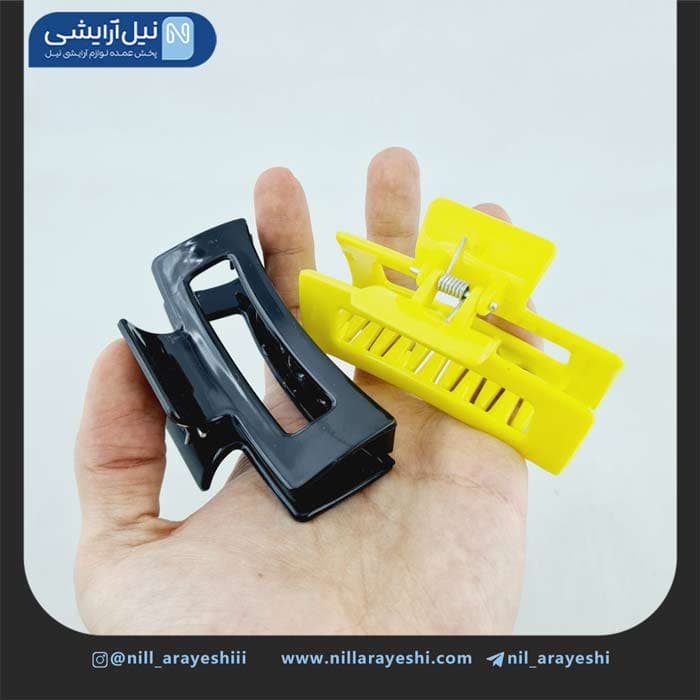 کلیپس مو کتابی رنگی کد 7 — تصویر ۳