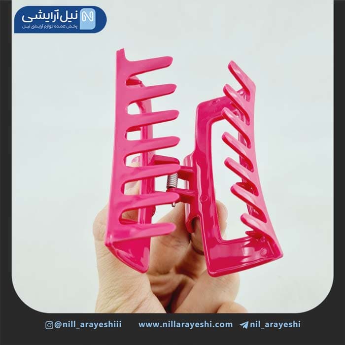 کلیپس مو کتابی رنگی کد 7 — تصویر ۲