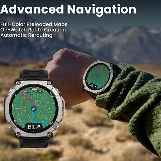 ساعت هوشمند امیزفیت مدل T-Rex Ultra 2 — تصویر ۳