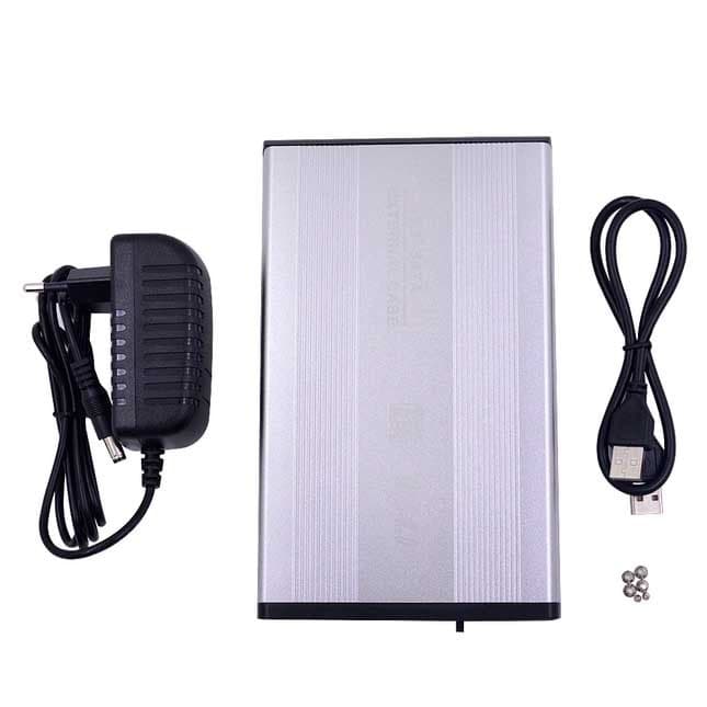 Box Hard External 3.5 inch USB2.0 آداپتوردار فلزی Venetolink — تصویر ۲