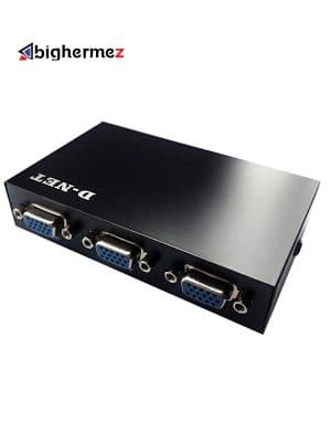 سوئیچ دستی 2 پورت VGA پی نت مدل 2X1