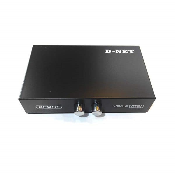 سوئیچ دستی 2 پورت VGA پی نت مدل 2X1 — تصویر ۲