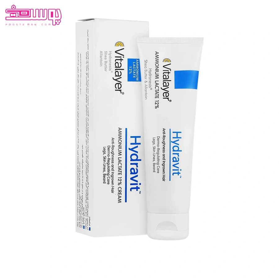 کرم هیدراویت ویتالایر حاوی آمونیوم لاکتات 12 درصد حجم 100ml — تصویر ۳