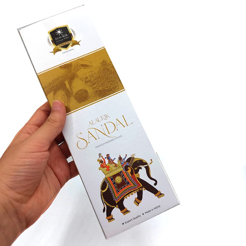 عود دستساز آلاکیک مدل چوب صندل sandal 100g کد 520124 — تصویر ۳