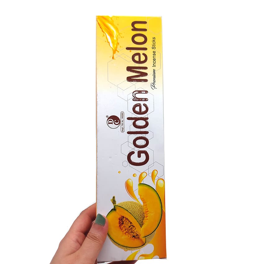 عود دستساز dc مدل گلدن ملون ( طالبی طلایی ) Golden Melon 100g کد 520122 — تصویر ۳