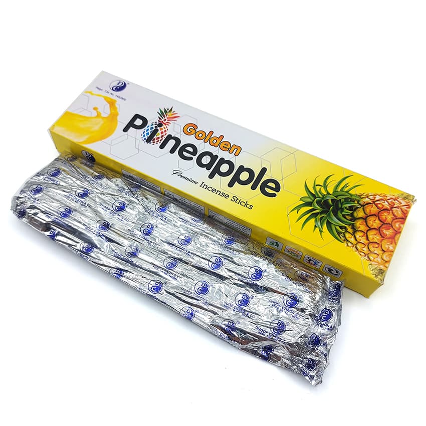 عود دستساز dc مدل گلدن پاین اپل ( آناناس ) golden pine apple 100g کد 520121 — تصویر ۳