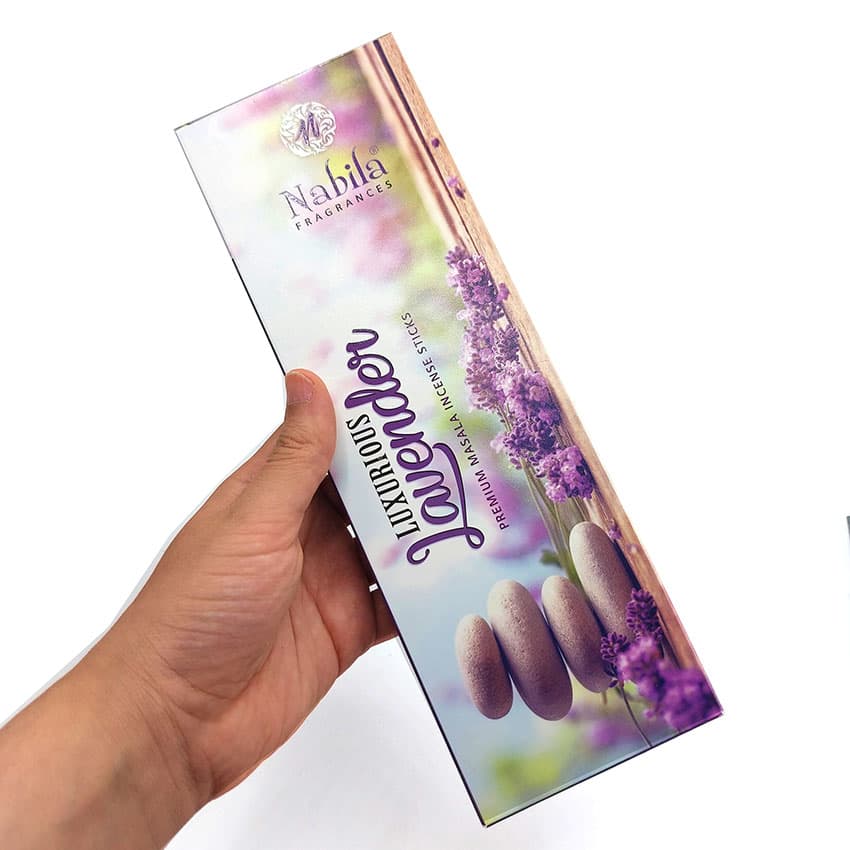 عود دستساز نابیلا مدل لوندر لاکچری Luxurious Lavender کد 520101 — تصویر ۴