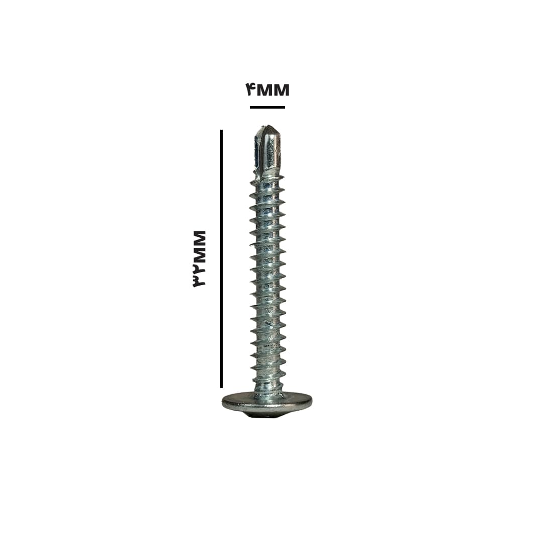 پیچ سرمته واشر دار HI5 مدل HI5 M4.2-13/25/32MM بسته 30 عددی — تصویر ۸