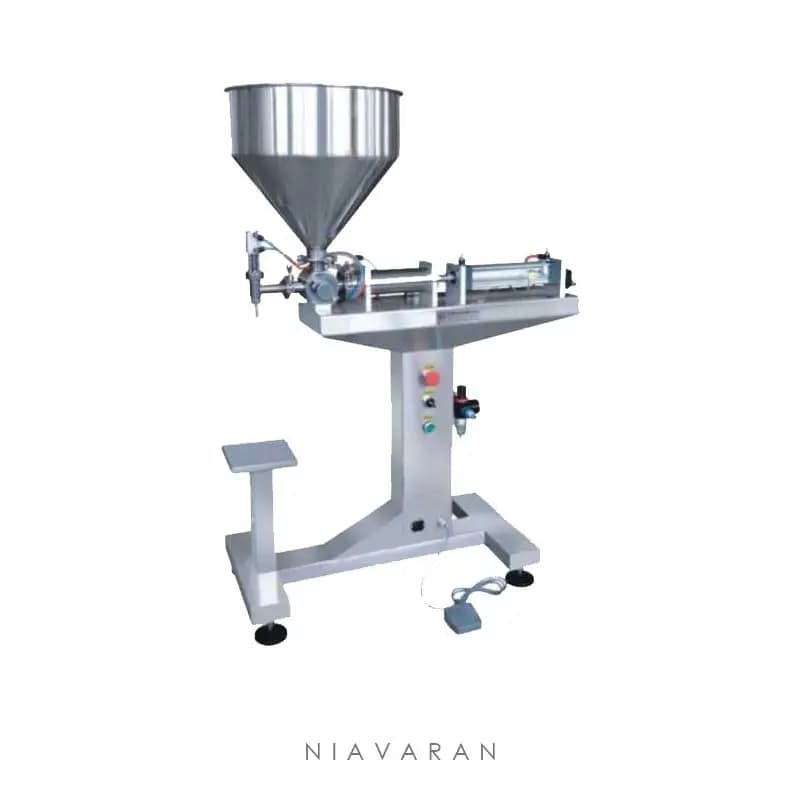 دستگاه پرکن ایستاده دو نازل پنوماتیک مدل NI-PV2
