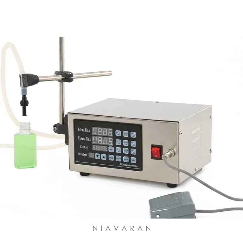 دستگاه پرکن مایعات رقیق تک نازل دیجیتال مدل NI-LT130S